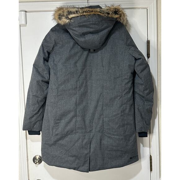 Obermeyer Women's Sojourner Down Jacket Hooded Charcoal Size 14 Regular NWT - Picture 14 of 16